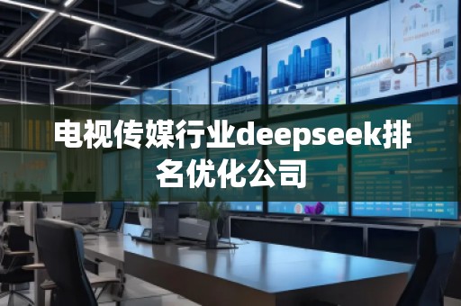 電視傳媒行業(yè)deepseek排名優(yōu)化公司