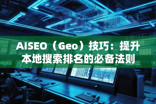 AISEO（Geo）技巧：提升本地搜索排名的必備法則