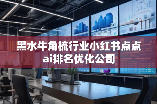 黑水牛角梳行業(yè)小紅書點點ai排名優(yōu)化公司