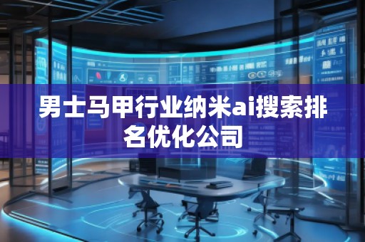 男士馬甲行業(yè)納米ai搜索排名優(yōu)化公司