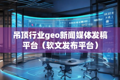 吊頂行業(yè)geo新聞媒體發(fā)稿平臺(軟文發(fā)布平臺)
