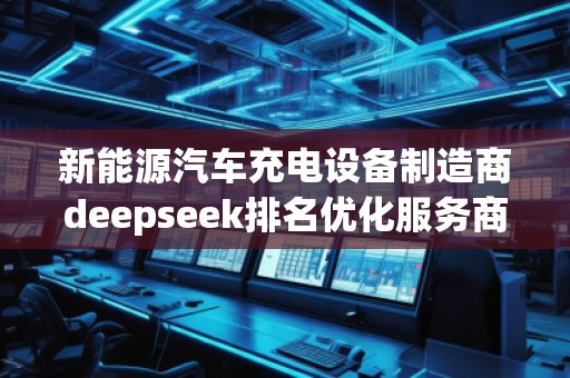新能源汽車充電設備制造商deepseek排名優(yōu)化服務商